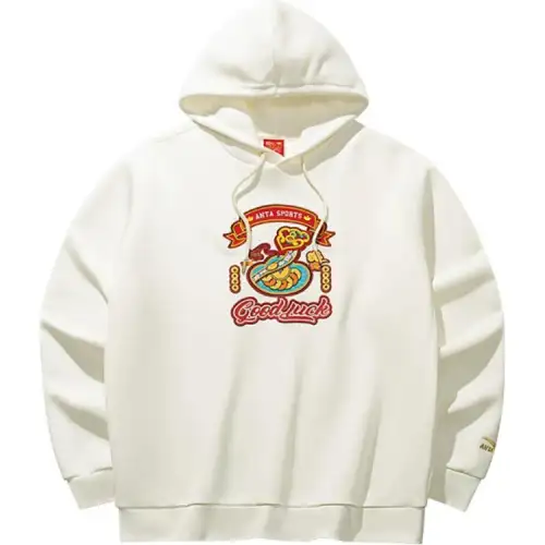 Anta Sweatshirt Men's Ivory White