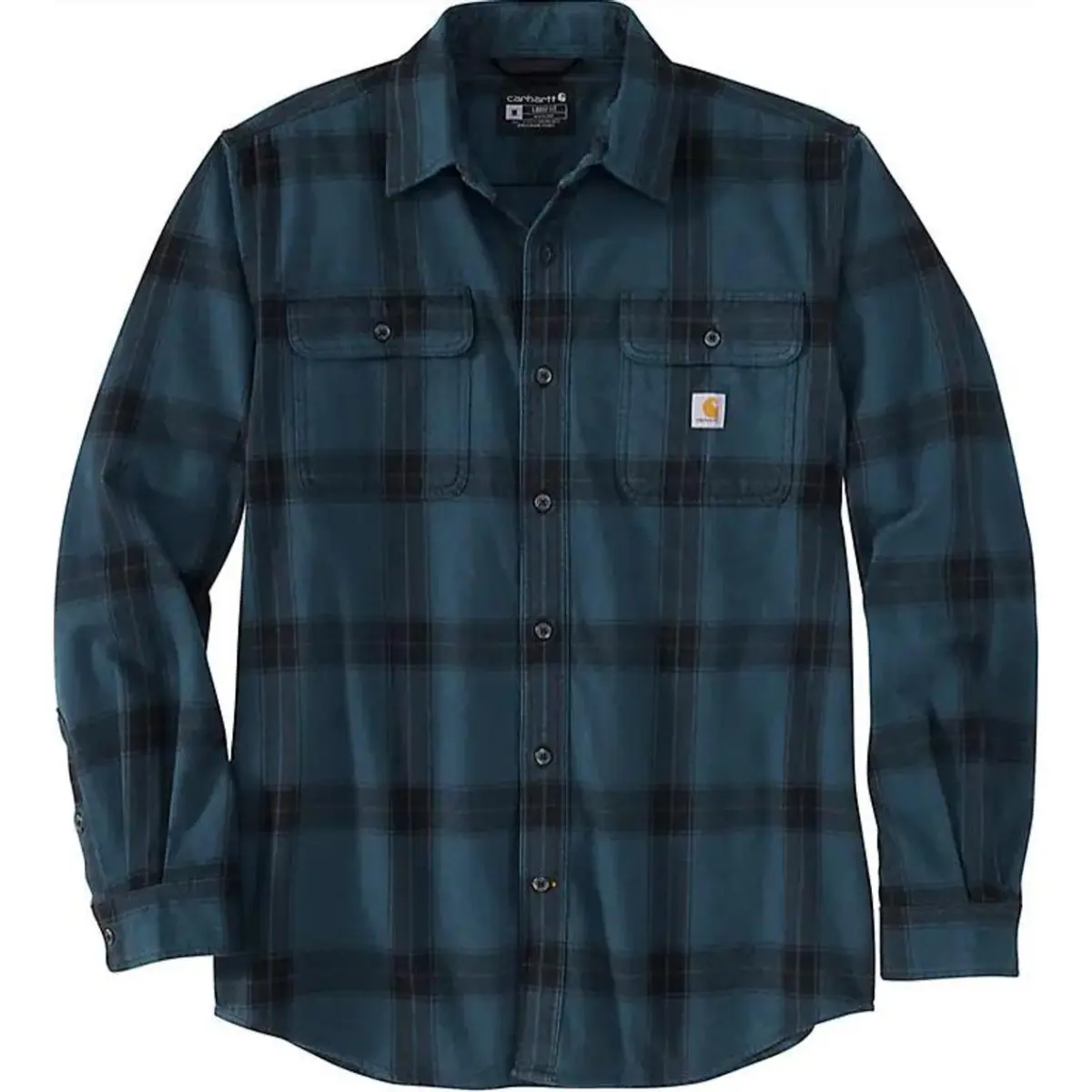 Carhartt Shirts Men's Navy/Blue Lapel Moderate Other