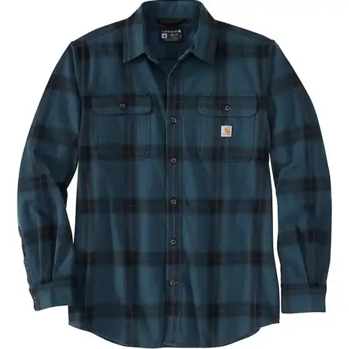 Carhartt Shirts Men's Navy/Blue Lapel Moderate Other