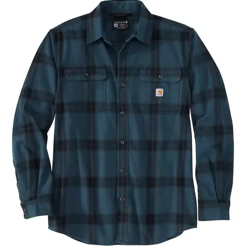 Carhartt Shirts Men's Navy/Blue Lapel Moderate Other