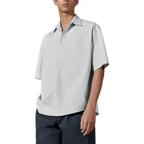 HERMES SS24 Polo Shirt Men's Mist White