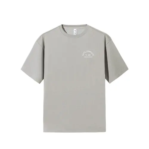 Anta Variety Training Collection T Shirt Unisex Moss Gray Green