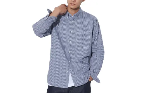 UNIQLO Shirts Men's Blue Moderate Other