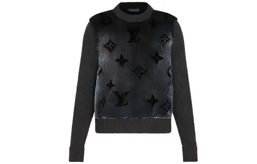 LOUIS VUITTON Sweater Men's Black