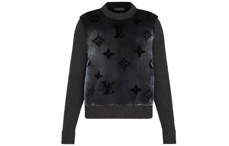 LOUIS VUITTON Sweater Men's Black