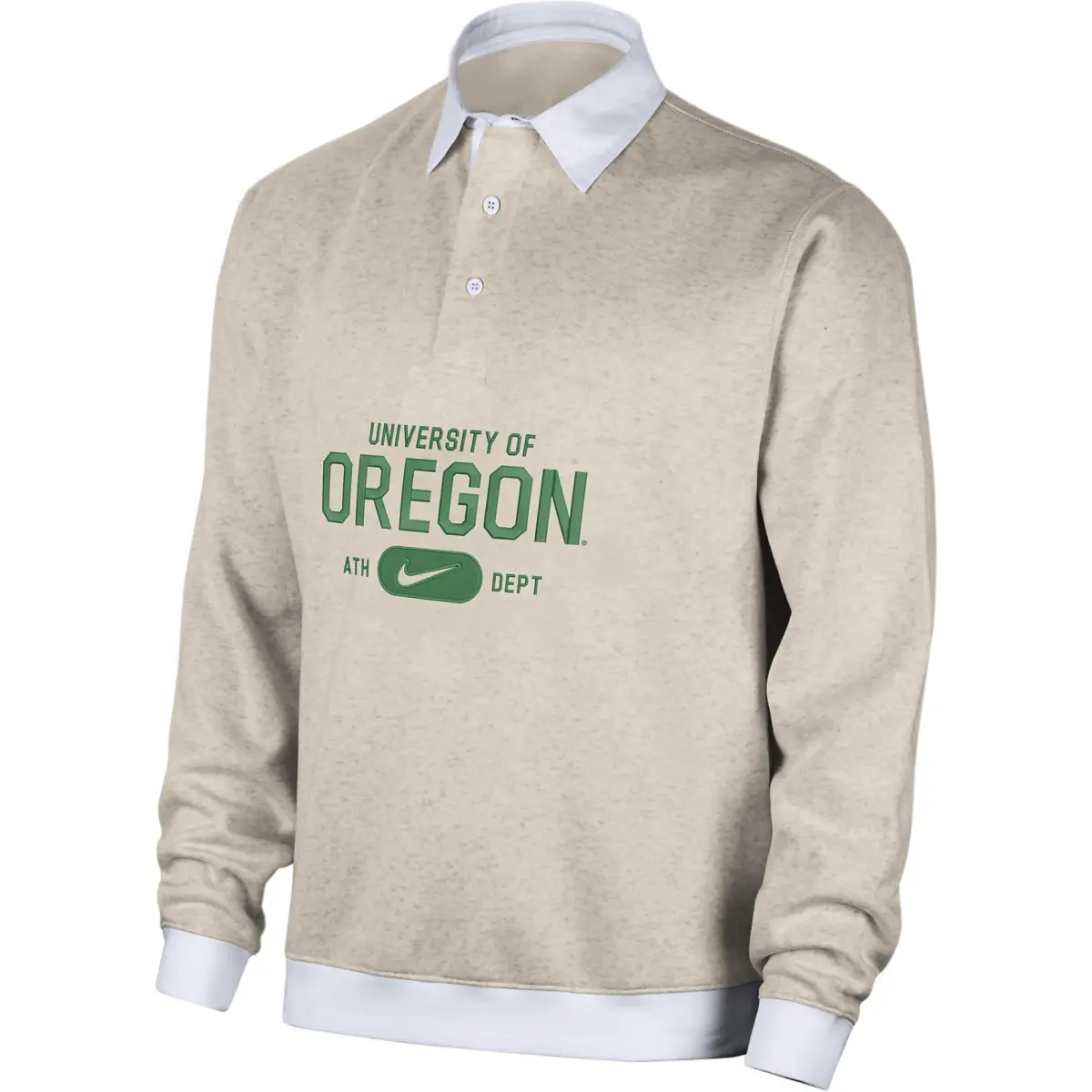 Nike Oregon Club Fleece Men's Nike College Long-Sleeve Polo
