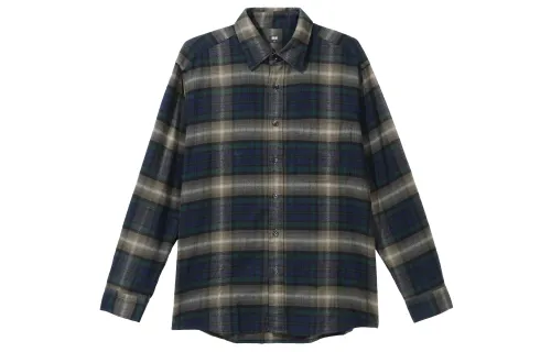 UNIQLO Shirts Men's Dark Green Moderate Other