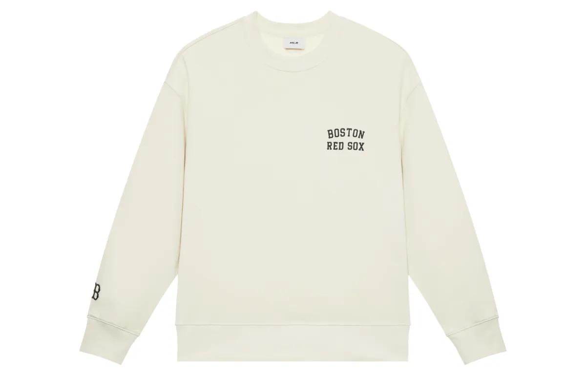 MLB Boston Red Sox Basic Collection 24FW Sweatshirt Unisex Dark Cream