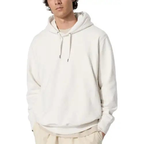 UNIQLO Sweatshirts Men's Ivory Hooded Moderate