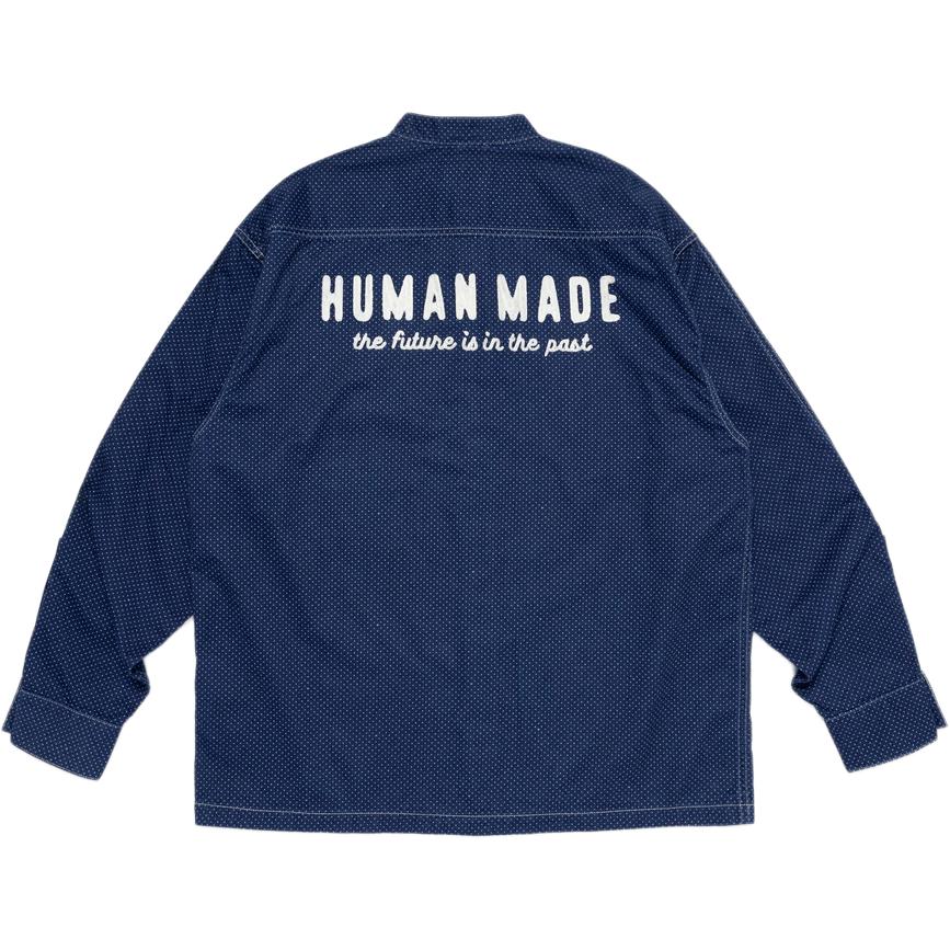 Рубашка Human Made (синяя)