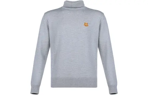 KENZO Sweaters Men's Gray Turtleneck Moderate Other