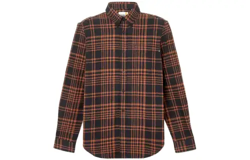 Timberland Shirts Men's Brown Pointed Collar Thickened Other