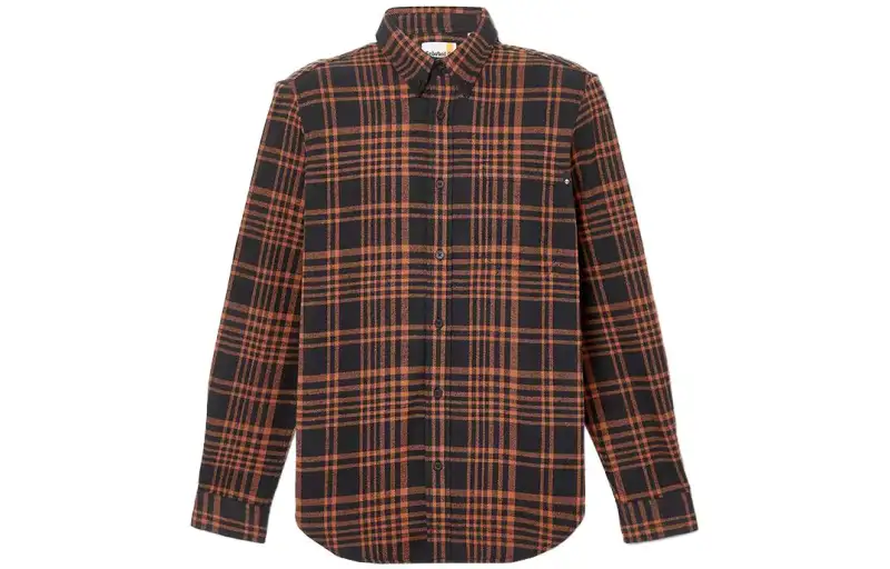 Timberland Shirts Men's Brown Pointed Collar Thickened Other