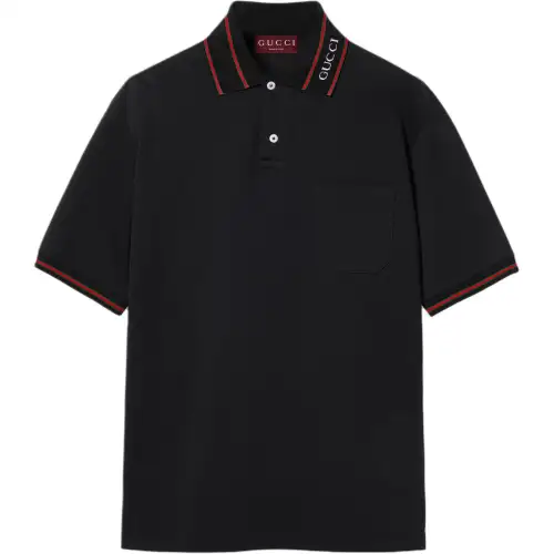 GUCCI Logo Detailed Polo Shirt
