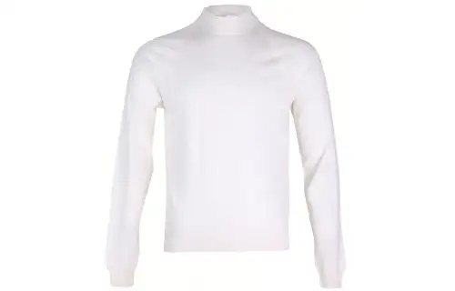 PRADA Sweaters Men's White Turtleneck Moderate Other