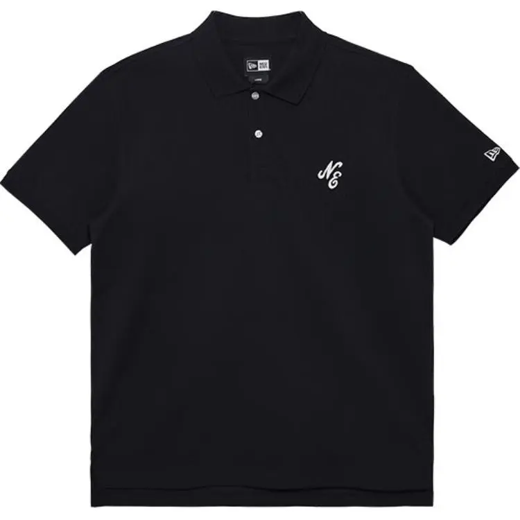 New Era Polo Shirt Unisex Black