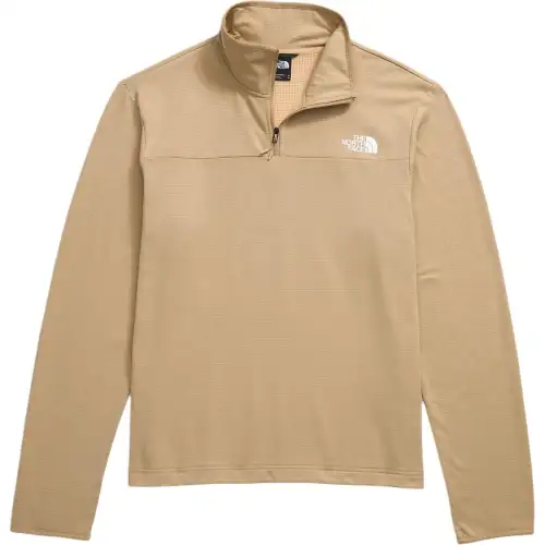 THE NORTH FACE Cedar Trail Grid Sweatshirt Men's Khaki Stone