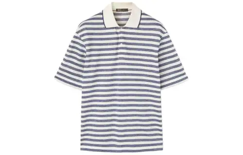 Loro Piana Kuroshio Polo Shirt Polo Shirt Men's Blue