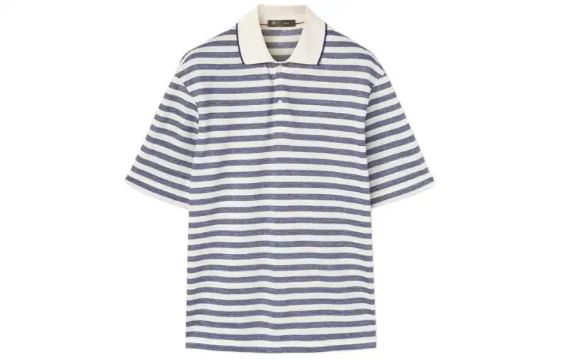 Loro Piana Kuroshio Polo Shirt Polo Shirt Men's Blue