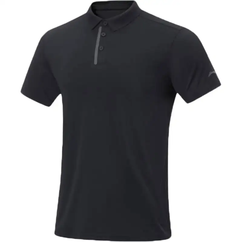 Li Ning Fitness Series Polo Shirt Men's Black
