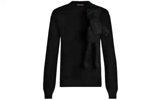 LOUIS VUITTON 2010s Teddy Bear appliqué Jumper