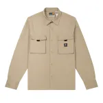 Timberland Shirts Men's Khaki Lapel Moderate Workwear