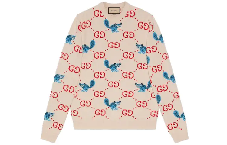 GUCCI Sweater Men's Ivory White
