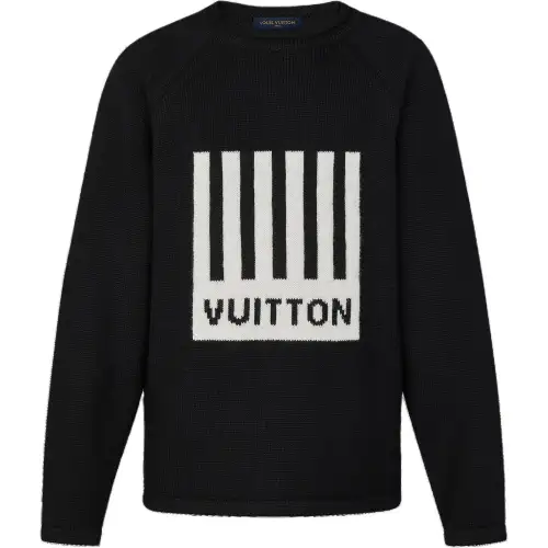 LOUIS VUITTON Sweater Men's Black