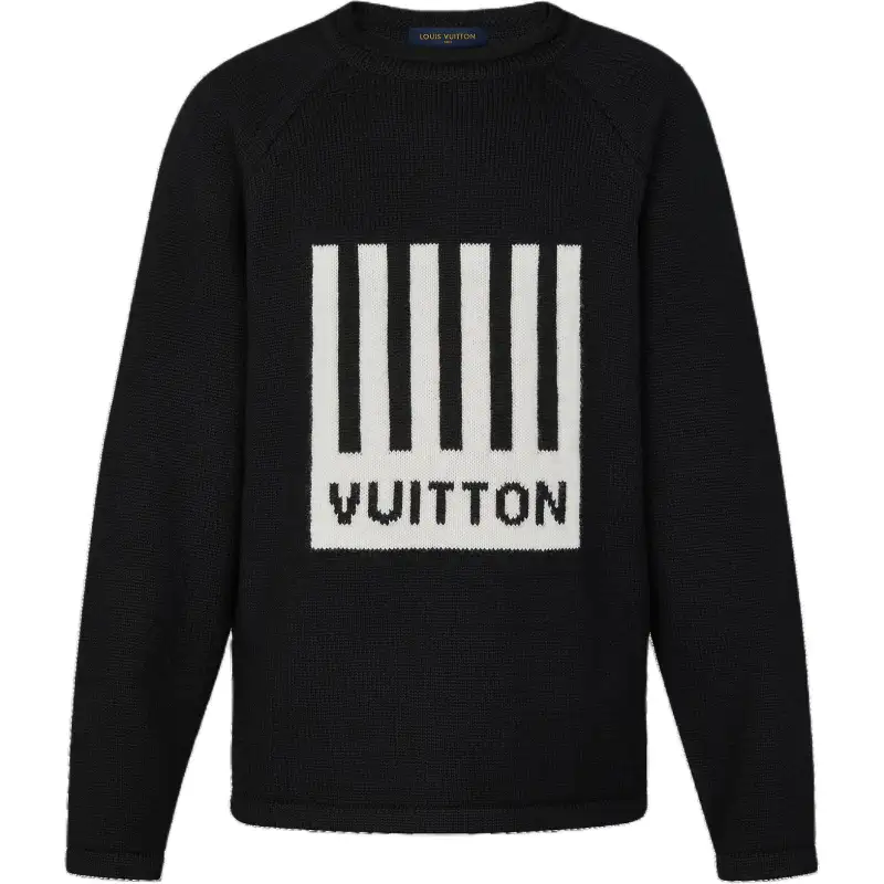 LOUIS VUITTON Sweater Men's Black