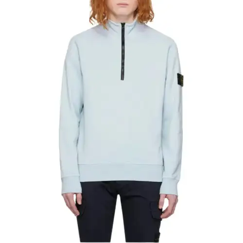 STONE ISLAND Sweatshirt Men's Light Blue