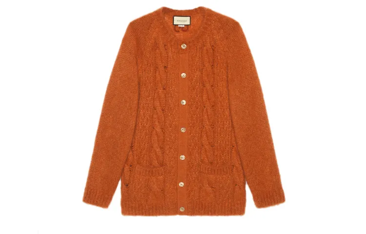 【Previous Season】GG cable-knit cardigan
