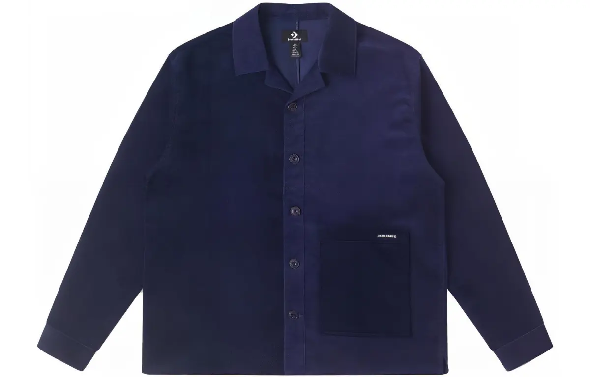 Converse Shirts Men's Obsidian Lapel Moderate Other