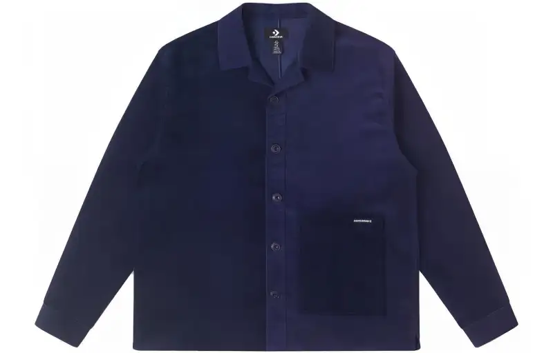 Converse Shirts Men's Obsidian Lapel Moderate Other
