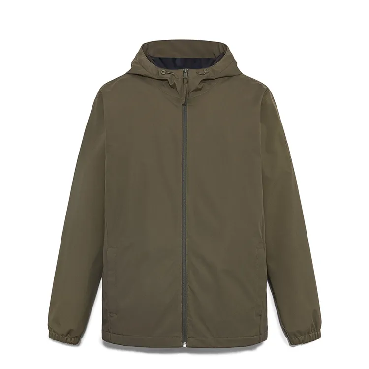 Timberland Urban Living/Travel/Commuting Waterproof And Windproof Windbreaker Jacket Men's Army Green