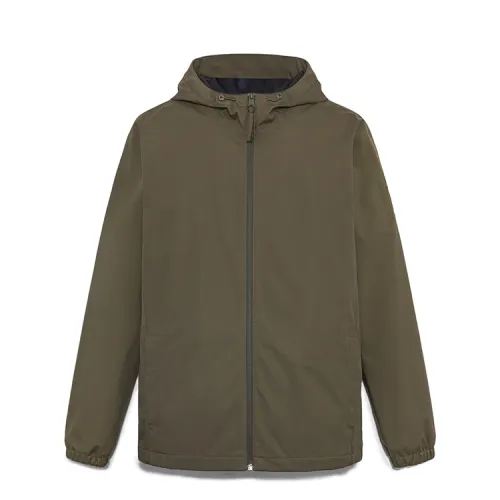 Timberland Urban Living/Travel/Commuting Waterproof And Windproof Windbreaker Jacket Men's Army Green