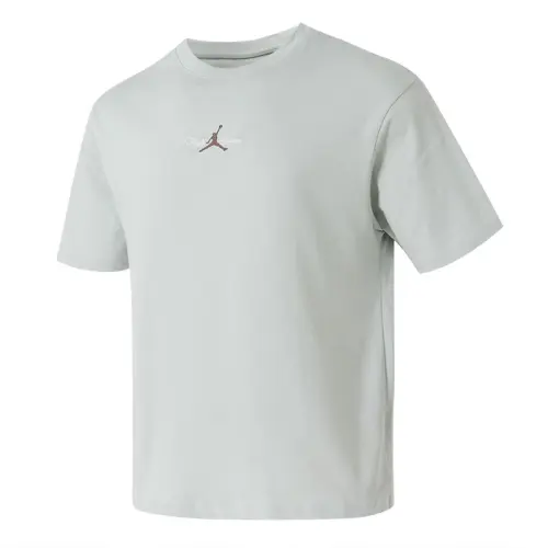 Jordan T Shirts Men's Gray Crew Neck Moderate