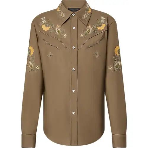 LOUIS VUITTON FW24 Shirt Men's Umber