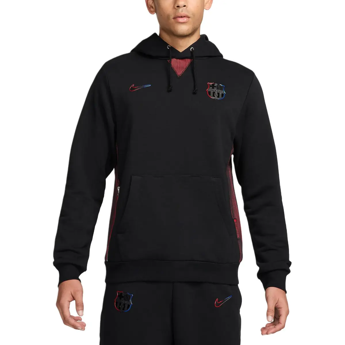 Nike FCDri Fit Barcelona Standard Issue Away Sweatshirt Men's Black/Black