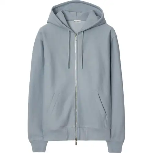 Burberry Logo print Zip up Hoodie