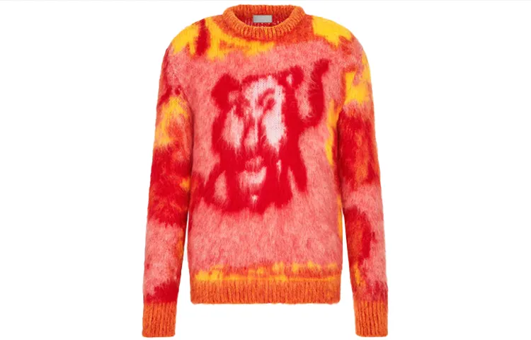 DIOR Quarterly New Products Sweaters Men's Multicolor Crew Neck Moderate Other