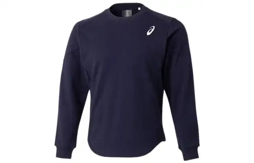 ASICS FILED TOP Shirts Men's Blue Crew Neck Moderate Other