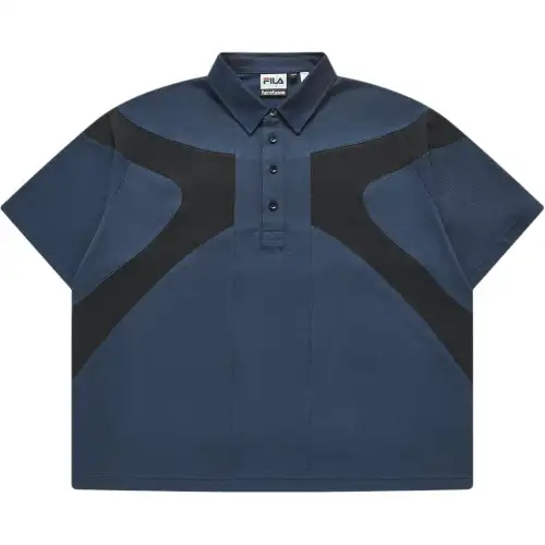FILA FUSION x FACETASM Polo Shirt Men's Blue