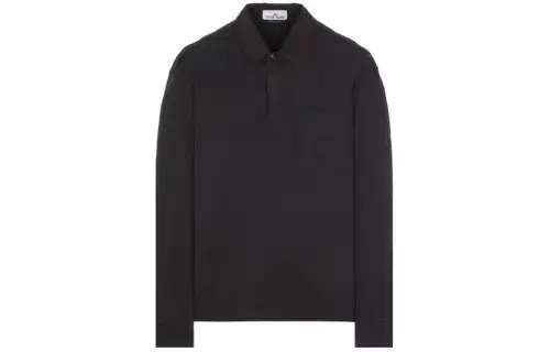 STONE ISLAND Polo Shirt Men's Black