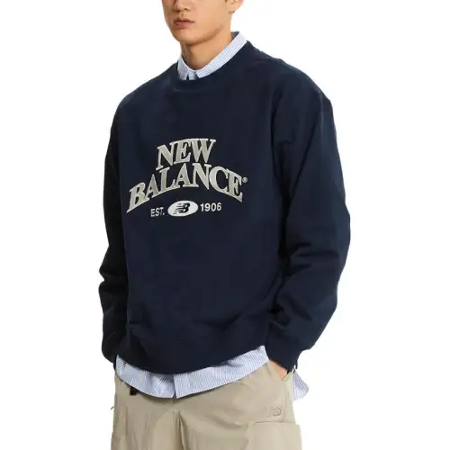 New Balance Sweatshirt Unisex Marine Blue
