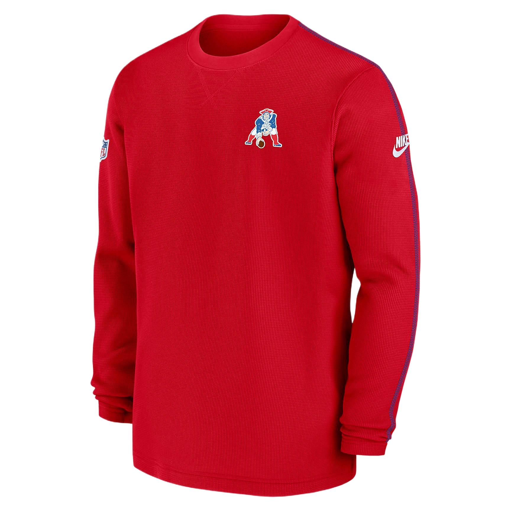 Nike New England Patriots Logo Coach Men's Nike Nfl Long Sleeve Top