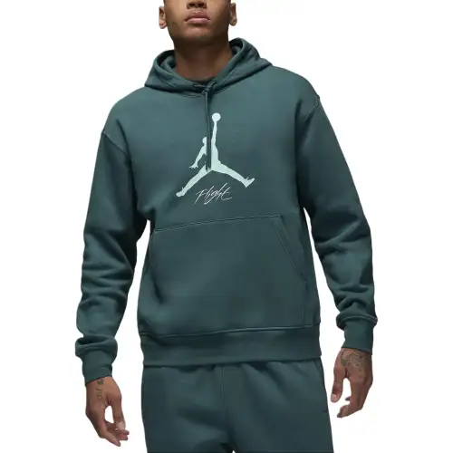 Jordan ESSENTIALS Fleece Hoodie Sweatshirt Men's Oxidation Green