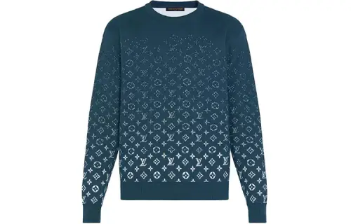 LOUIS VUITTON Lvse Monogram Degrade Crewneck