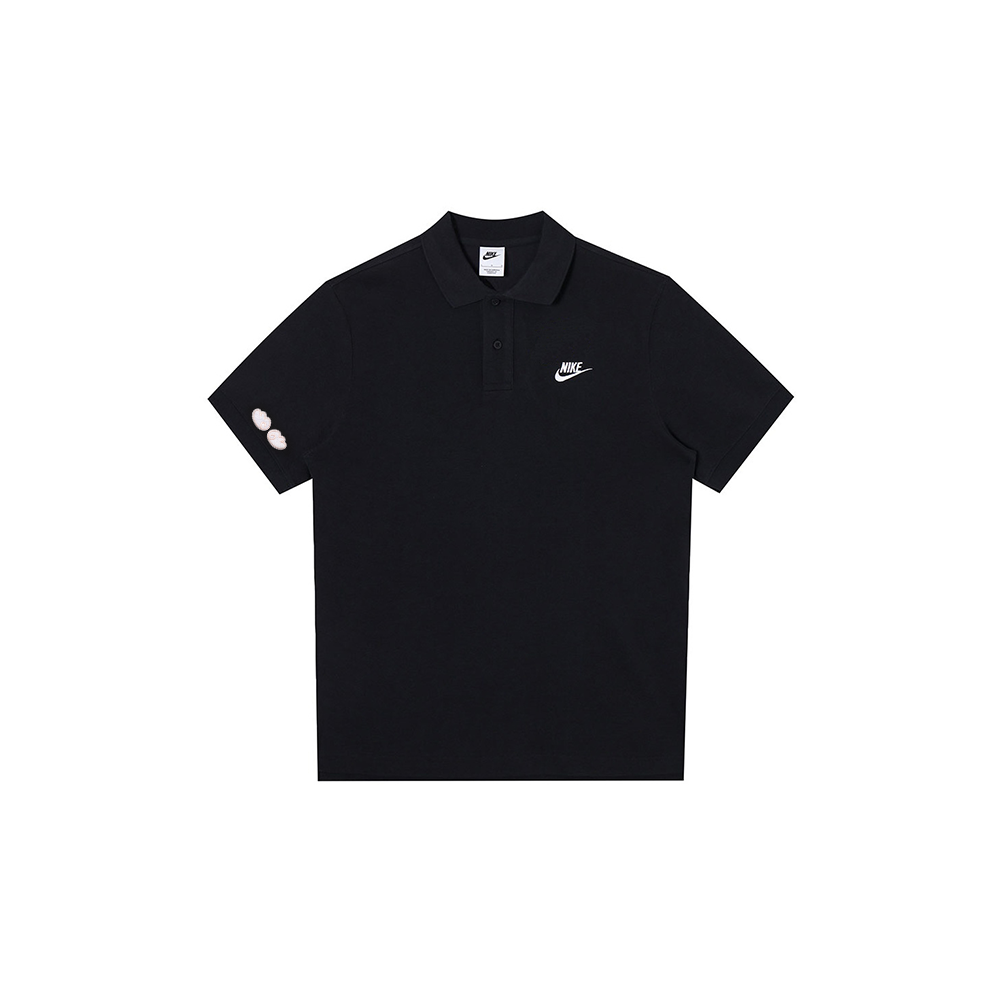 Nike, uniform, amber fresh sports black polo for men and women, custom-made, with short sleeve