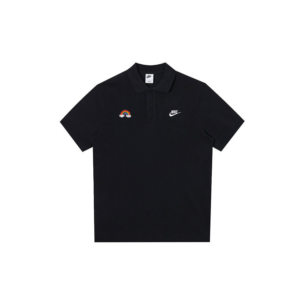 Nike, uniform, amber fresh black polo for leisure for men and women, custom-made, with your logo imprint, print, with short sleeve