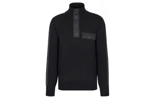 DIOR Quarterly New Products Sweater Men's Marine Blue